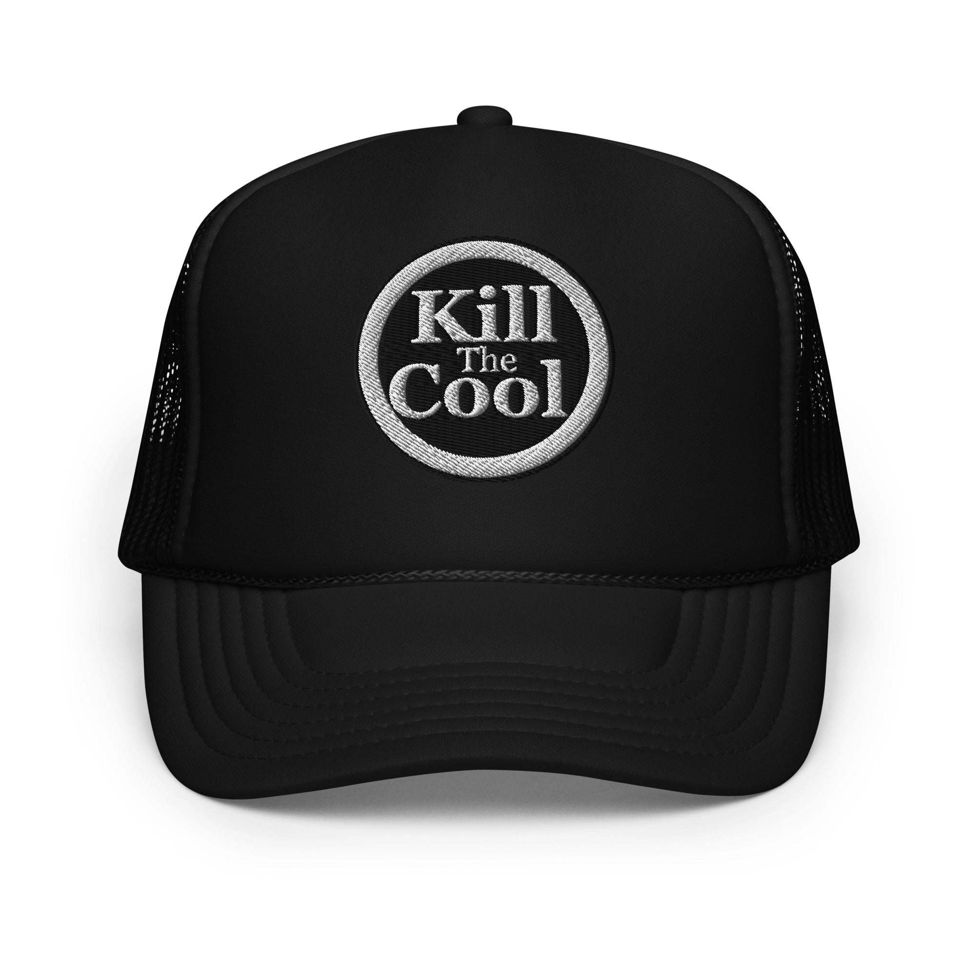 KILL THE COOL LOGO TRUCKER HAT -BLACK – Kill The Cool